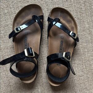 Birkenstock Women's Black Patent Sandals
